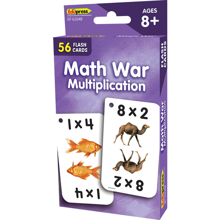 EDUPRESS Math War (Multiplication) Flash Cards TCR62048